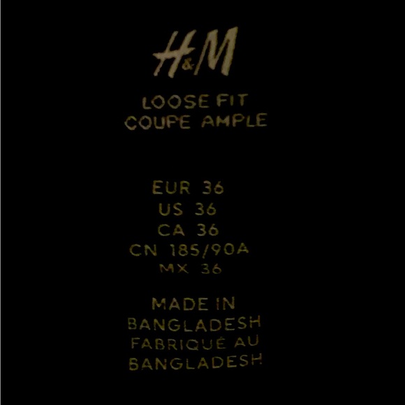 H&M Denim - H&M corduroy Black pants